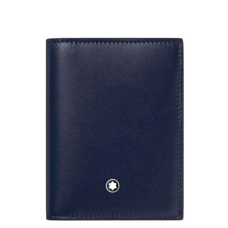 Montblanc Meisterstück Card Holder 4cc, Unisex, Ink Blue