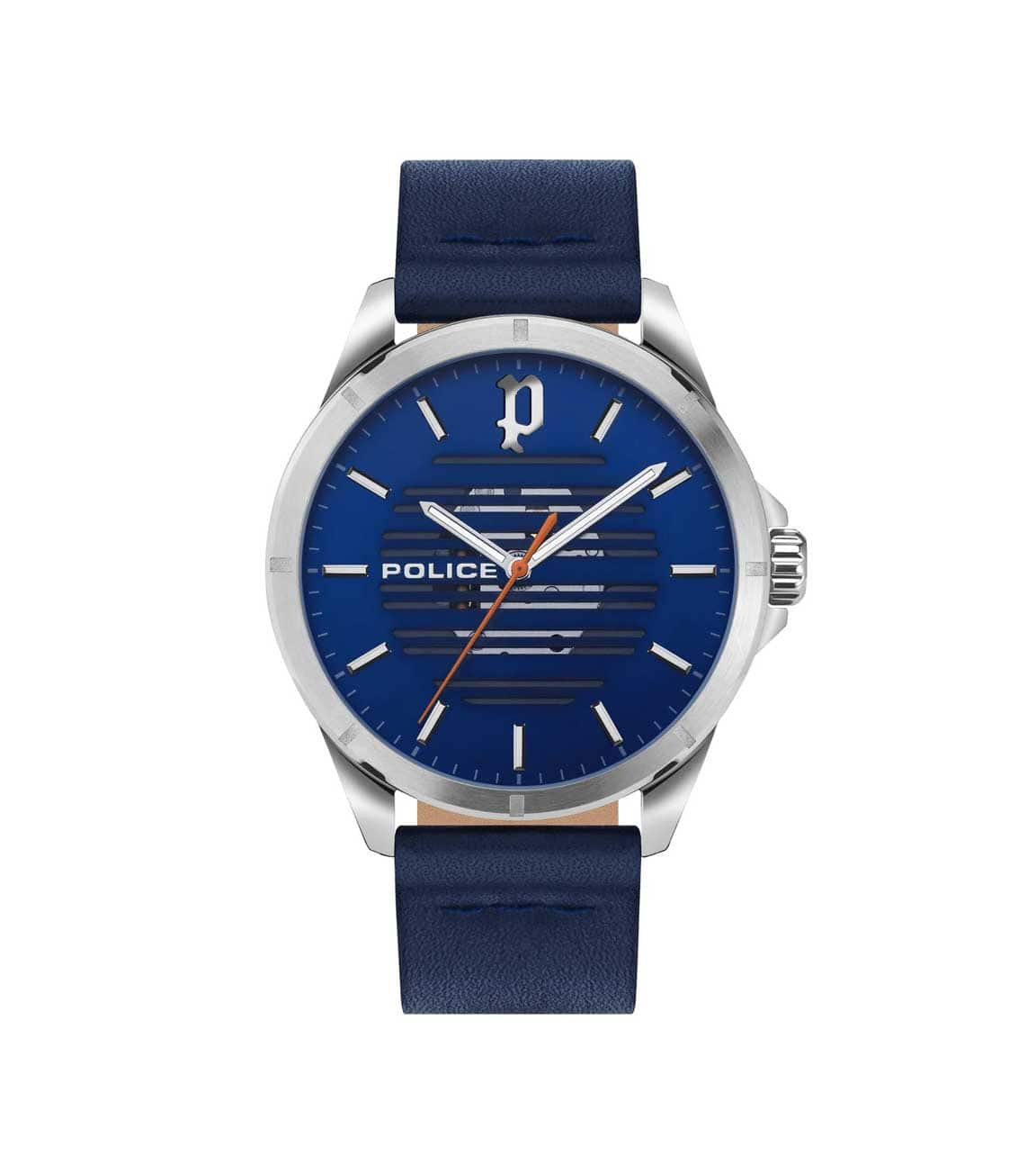 Police Men Watch, PEWJA2204501, Dial Blue, Strap Blue