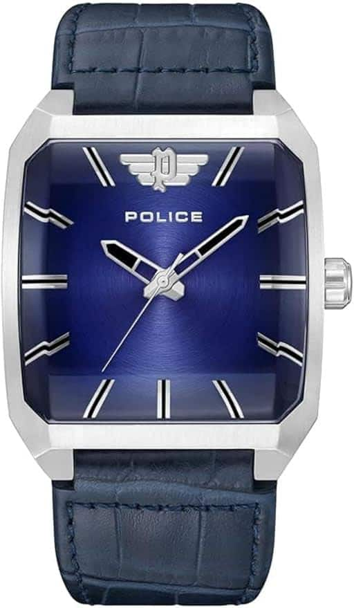 Police Men Watch, PEWJA0006001, Dial Blue, Strap Blue