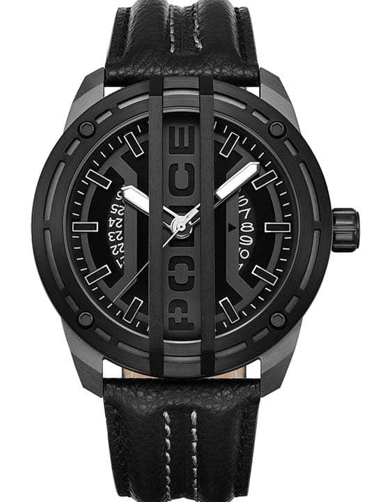 Police Men Watch, PEWGB0039840, Dial Black, Strap Black