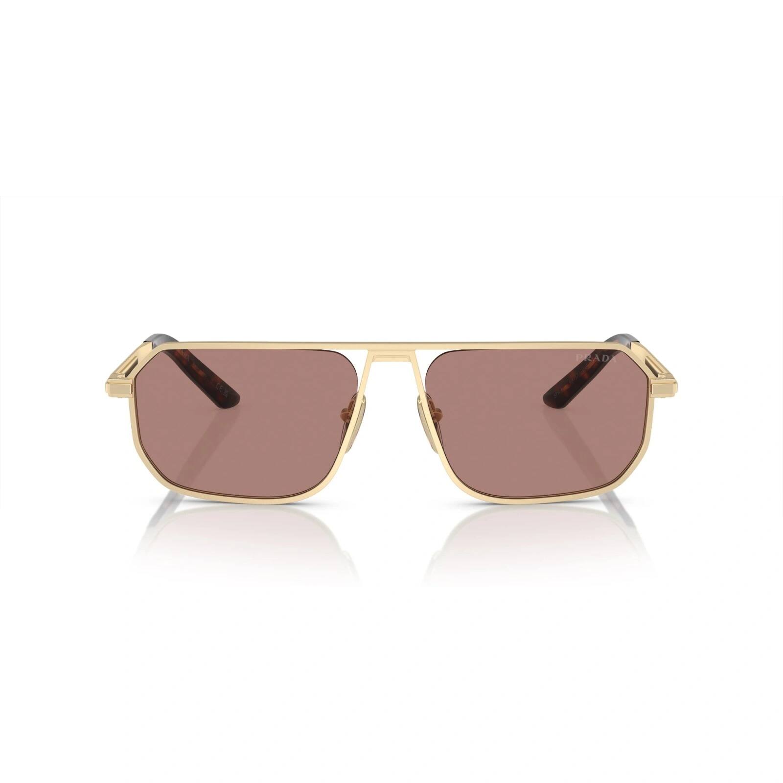 Prada PR A53S - VAF10D Matte Sunglasses, Men, Pale Gold