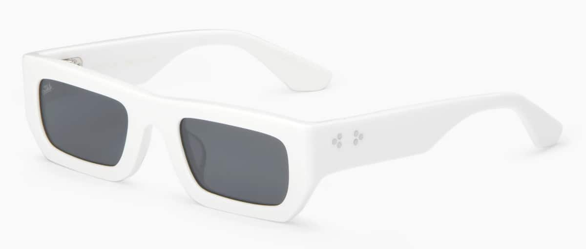 Akila Polaris Sunglasses, White & Black, Unisex