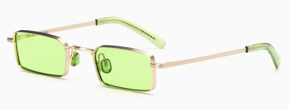 Akila B Side X The Beatles Sunglasses, Gold & Green, Unisex