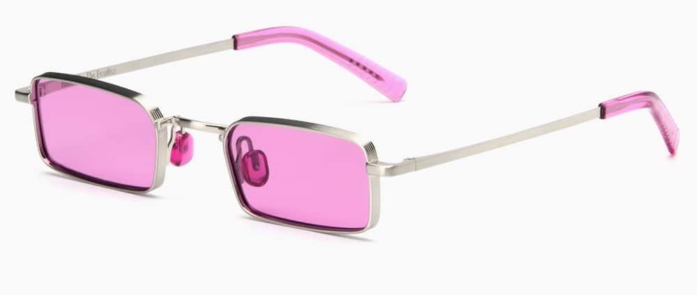 Akila B Side X The Beat Sunglasses, Silver & Magenta, Unisex