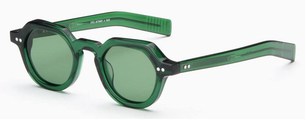 Akila Unisex Sunglasses Lola, Green & Green, Unisex