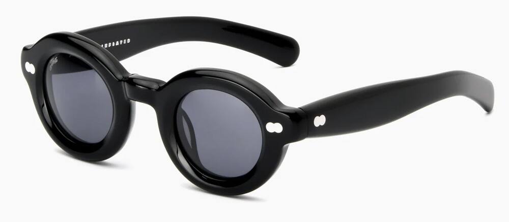 Akila Unisex Sunglasses Kaya Inflated, Black & Black, Unisex