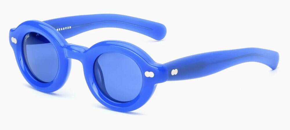 Akila Unisex Sunglasses Kaya Inflated, Blue & Blue, Unisex