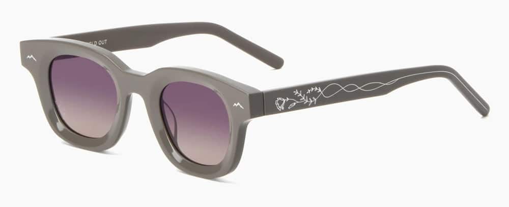 Akila Unisex Sunglasses Apollo Afield Out, Brown & Purple Gradient, Unisex