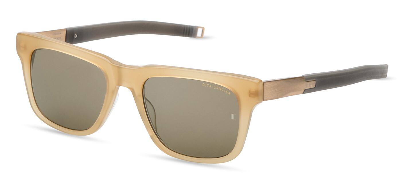 Dita Lancier Men Sunglasses LSA 428 53 20 145, Sand Storm - Brushed Gold Sand, Men