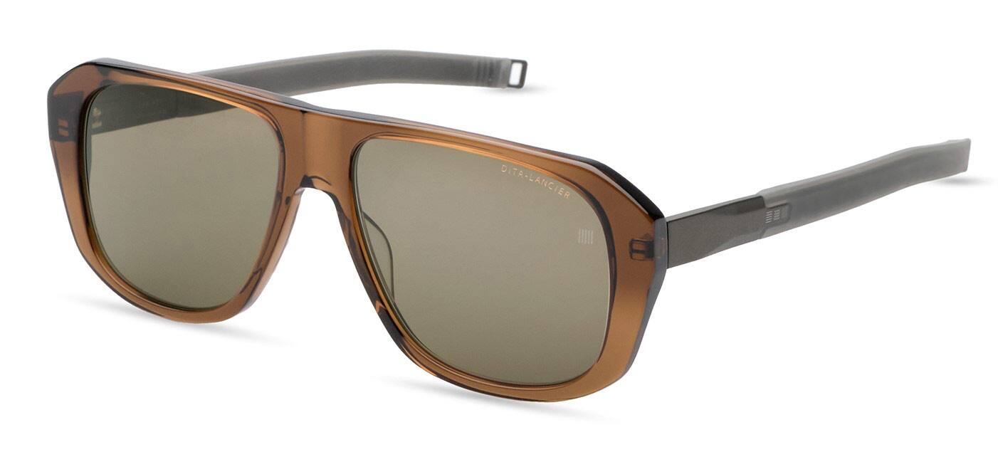 Dita Lancier Men Sunglasses LSA 431 56 16 145, Copperhead Brown - Black Sand, Men