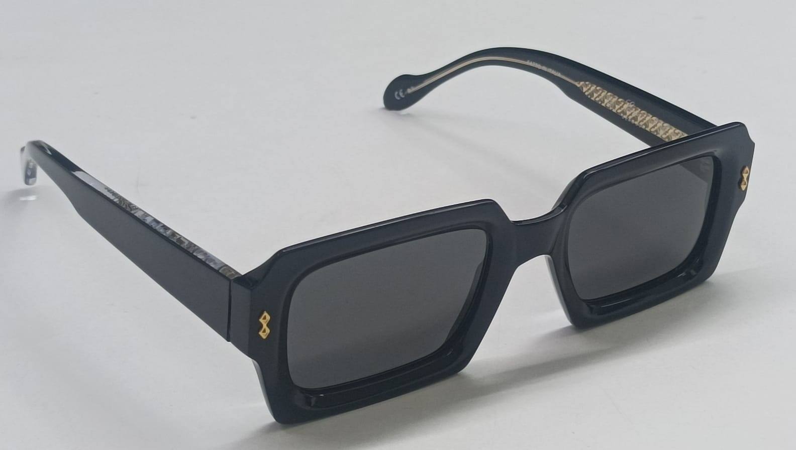 Kador Sunglasses Evy Glamour S 00143 52 01 S, Black/Crystal Black Temples, Women