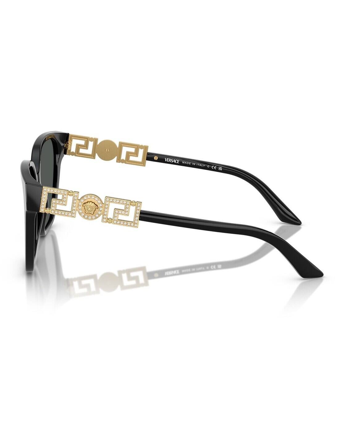 Uv-Protected Butterfly Sunglasses - 0Ve4471Bgb1/8756, Women, Black