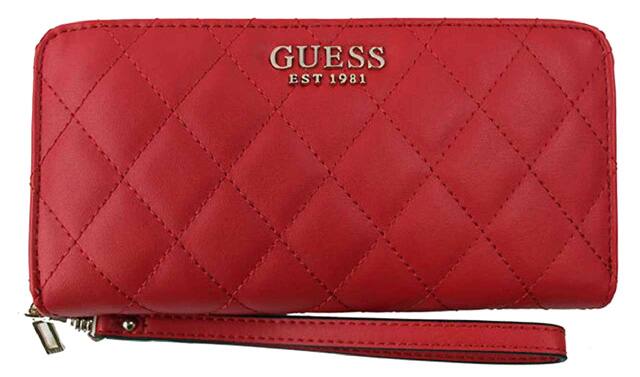 Guess Sweet Candy SLG Large Zip Around Wallet - VG717546 RED