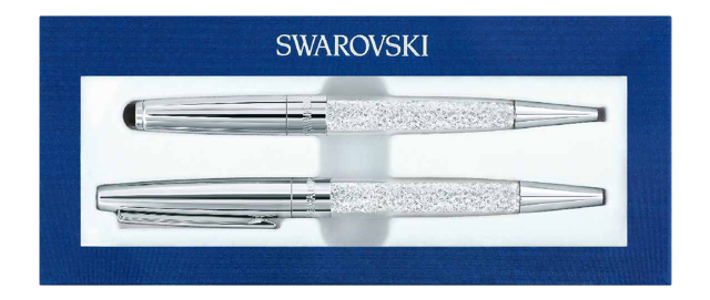 Swarovski Crystalline Stardust Stylus and Rollerball Pen Set 5438921