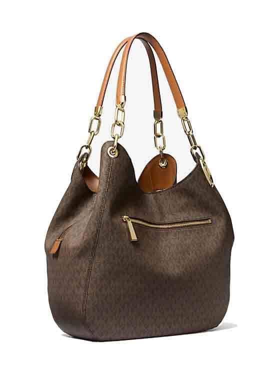 Michael Kors 30T9G0LE3B 252 Lillie Hobo Bag, Women, Dark Brown