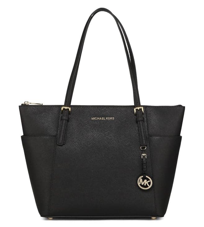 Michael Kors Jet Set Tote, Women, Black, Large
