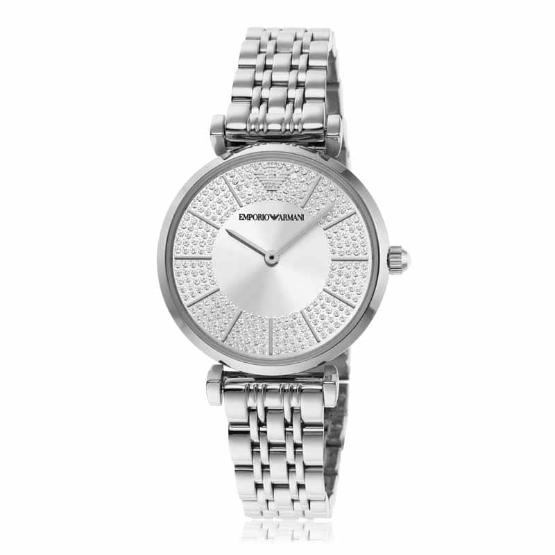 Emporio Armani Silver Watch AR11445 Quartz, Stainless Steel Strap, 32 MM