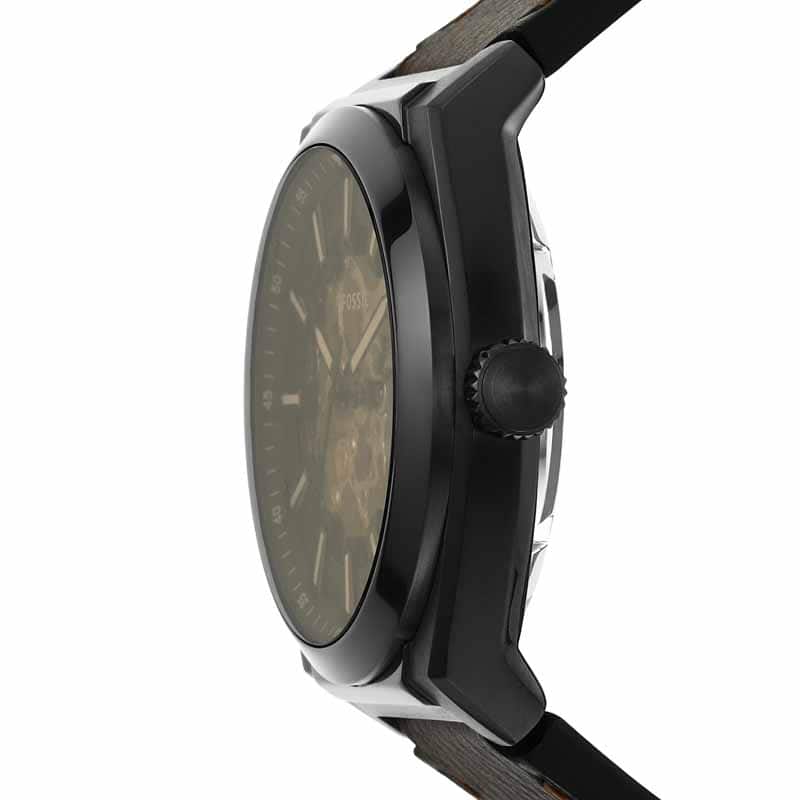 Fossil Everett Brown Watch ME3207 Automatic, Leather Strap, 42 MM