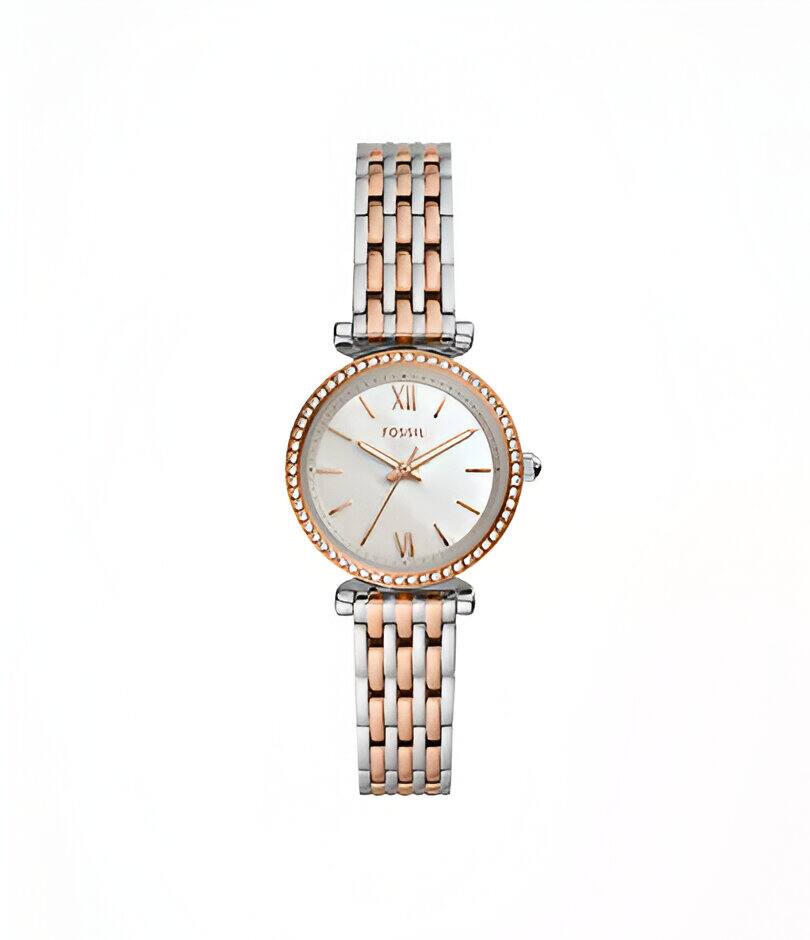 Carlie Mini Three-Hand Stainless Steel Watch, Women, 28mm