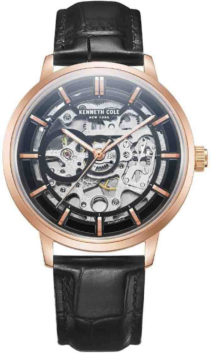 Kenneth Cole KCWGE2220602 Automatic Skeleton Watch, Men