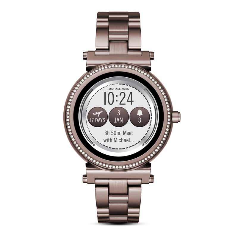 Michael Kors Sofie Bronze Smartwatch MKT5030 Processor, Stainless Steel Strap, Onesize MM