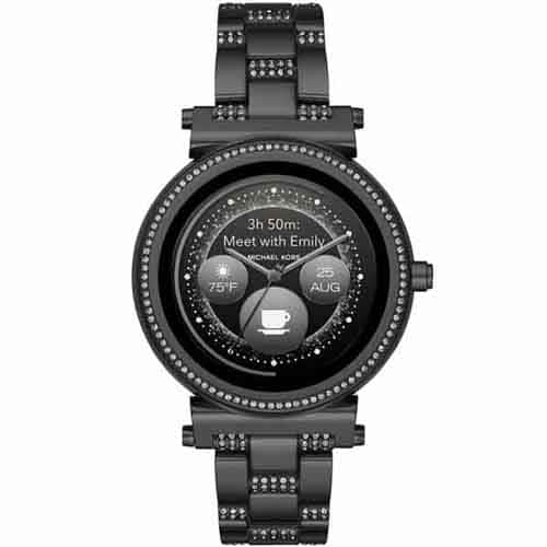 Michael Kors Sofie Black Smartwatch MKT5035 Processor, Stainless Steel Strap, Onesize MM