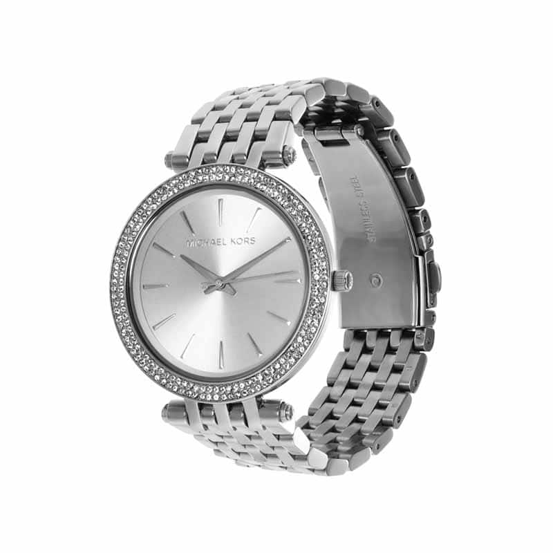 Michael Kors Darci Silver Watch MK3190 Quartz, Stainless Steel Strap, 39 MM