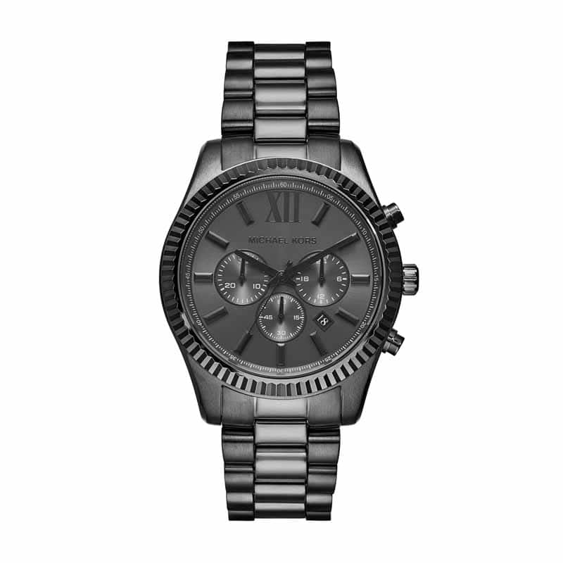 Michael Kors Lexington Black Watch MK9154 Quartz, Stainless Steel Strap, 44 MM