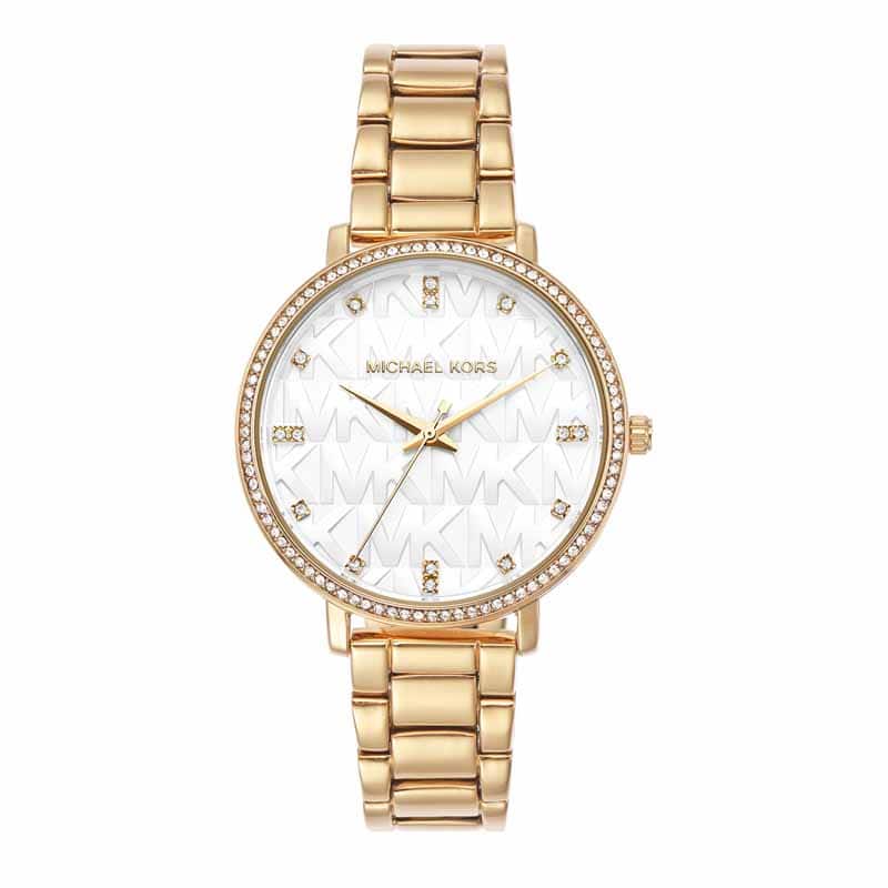 Michael Kors Pyper Gold Watch MK4666 Quartz, Alloy Strap, 38 MM