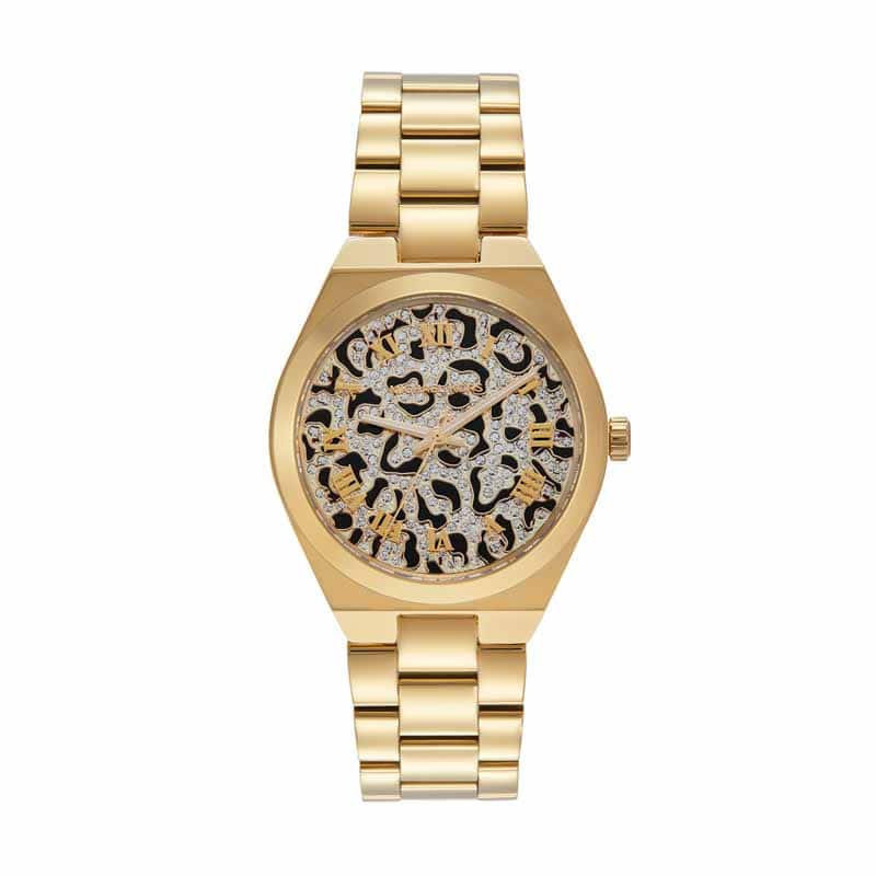 Michael Kors Lennox Gold Watch MK7500 Quartz, Stainless Steel Strap, 37 MM
