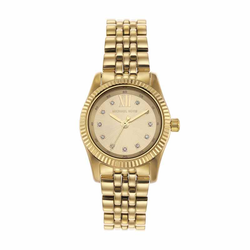 Michael Kors Lexington Gold Watch MK4741 Quartz, Stainless Steel Strap, 26 MM