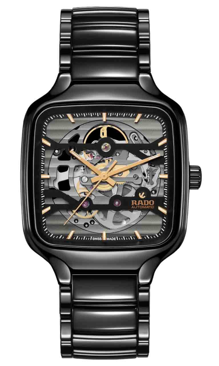 Rado R27124162 True Square Automatic Skeleton Watch, Men, 38MM
