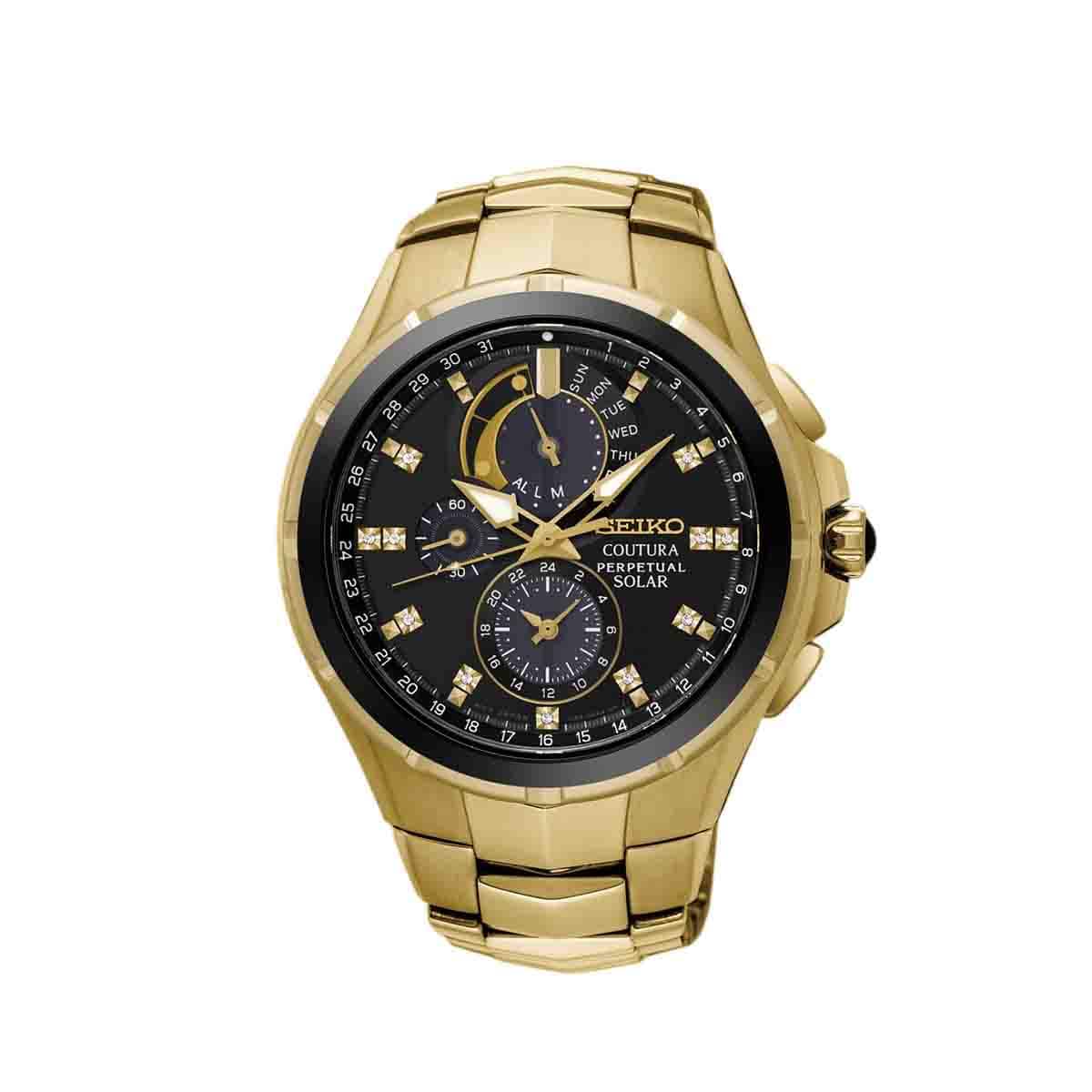 Seiko Coutura Perpetual Solar Watch - SSC572P1, Men, 44MM