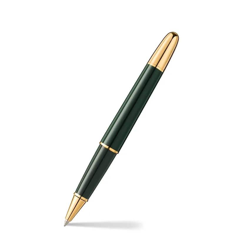 Montblanc 131343 Rollerball Pen, Unisex, Green/Gold