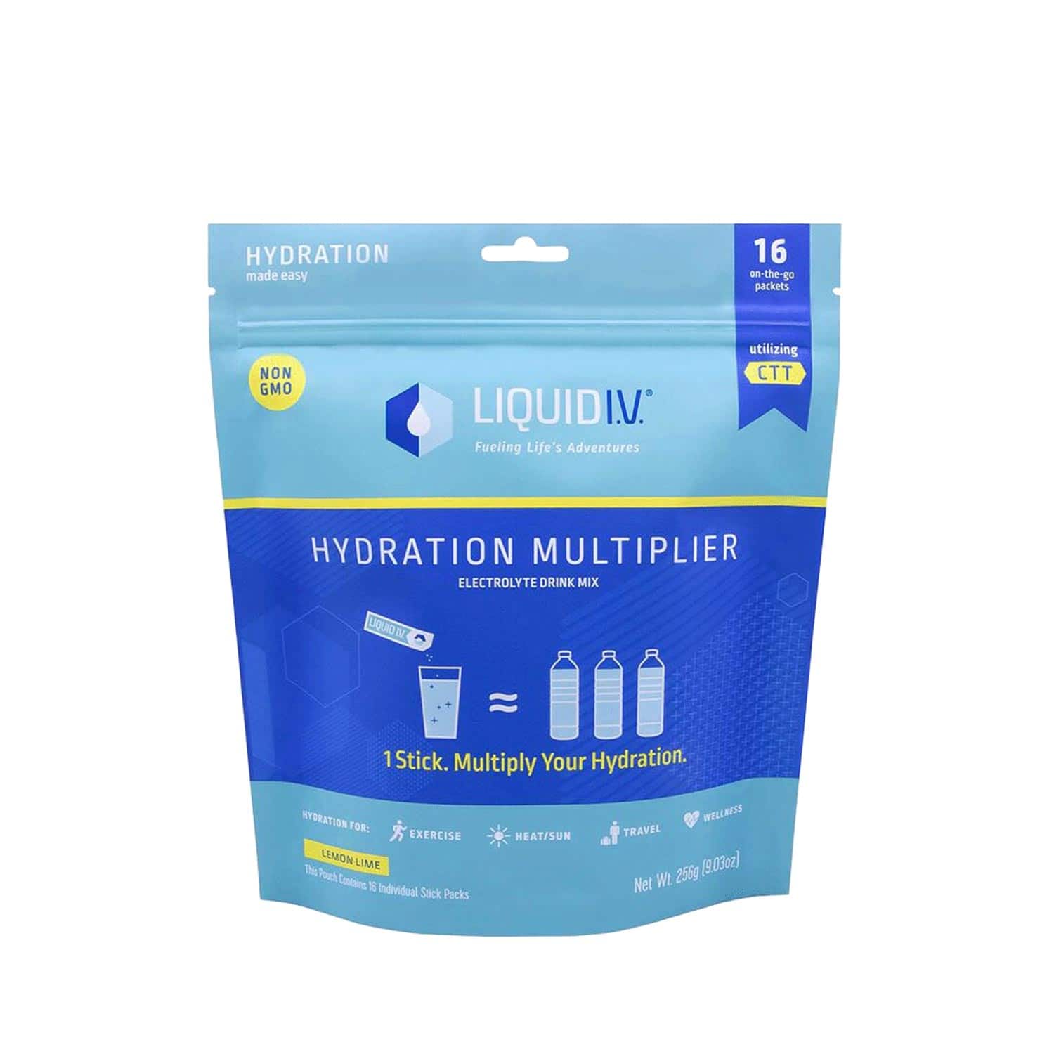 GNC LIQUID I.V. HYDRATION MULTIPLIER - LEMON LIME: ELECTROLYTE DRINK