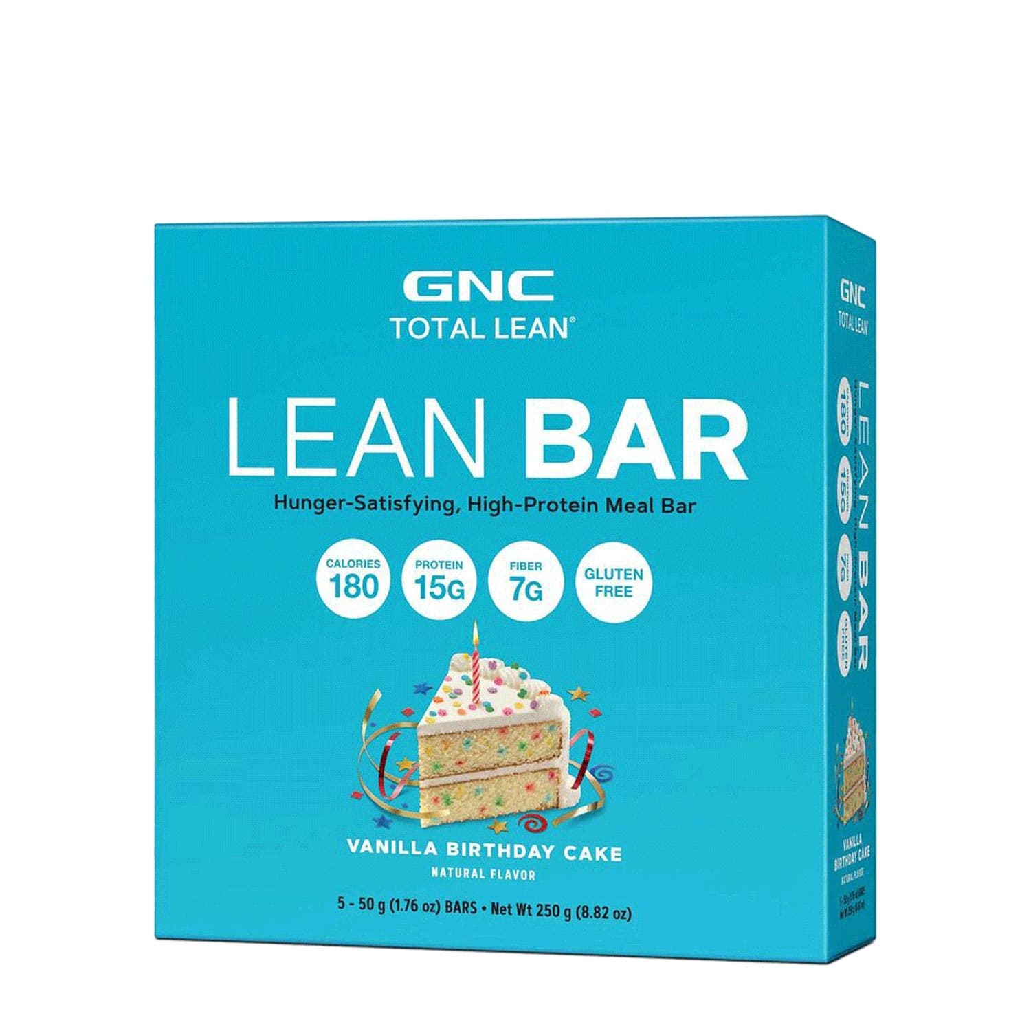 GNC Total Lean Bar Vanilla Birthday Cake High-Protein Meal