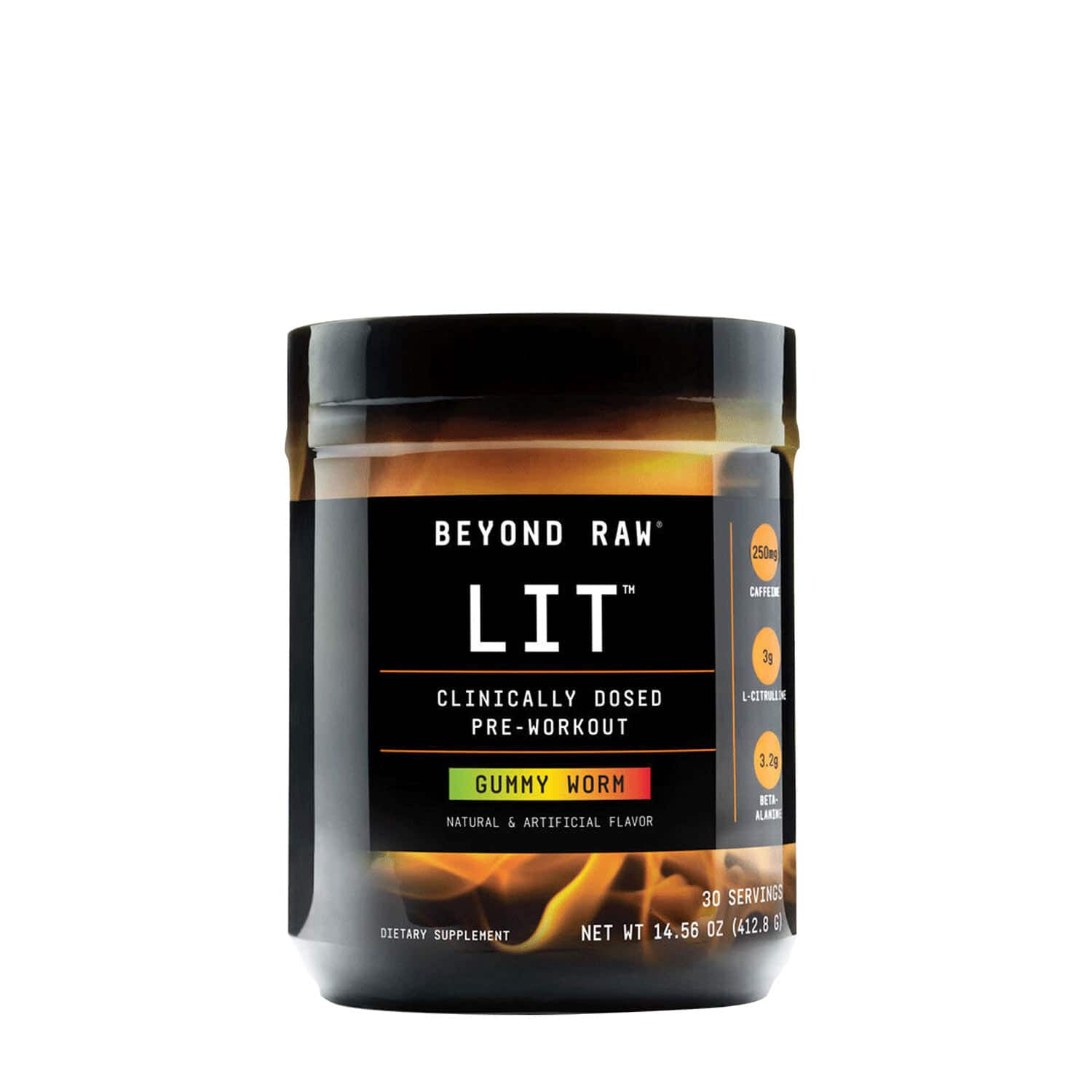 Beyond Raw Lit Gummy Worm clinically Dosed Pre-Workout