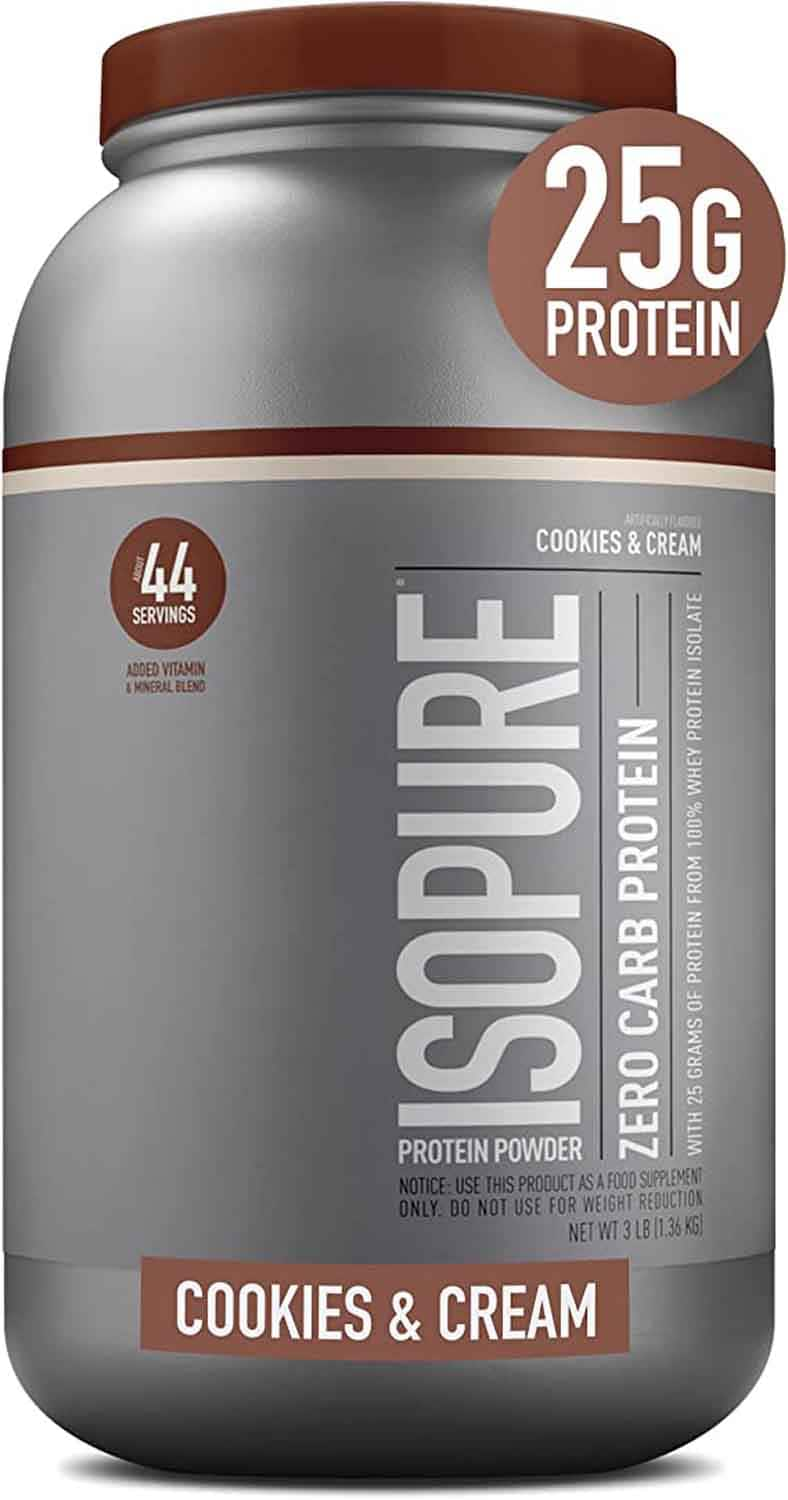 Isopure low carb 3 LBS Cookies and CRM