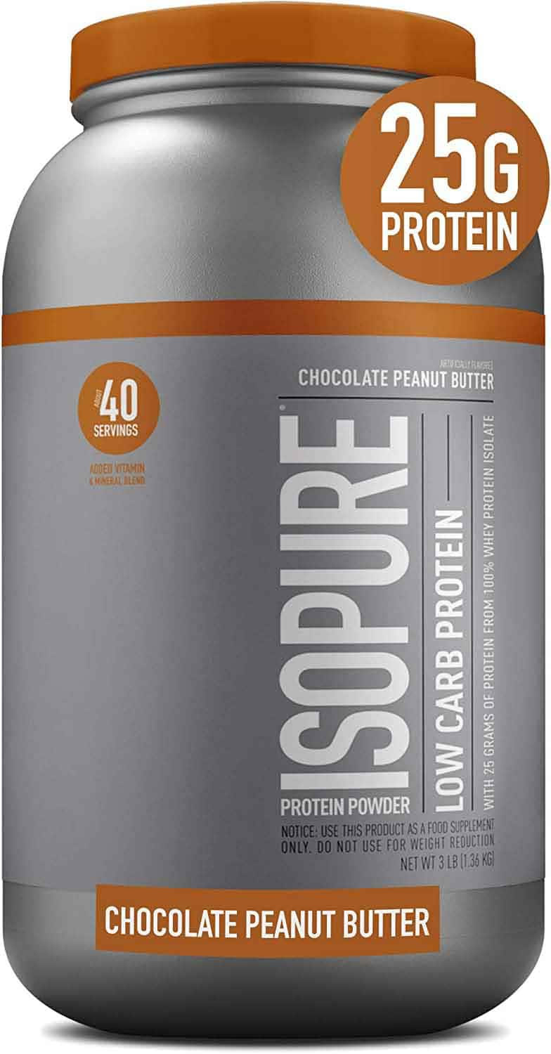 Isopure Low Carb Gluten Free LF Chocolate Pb 3lb