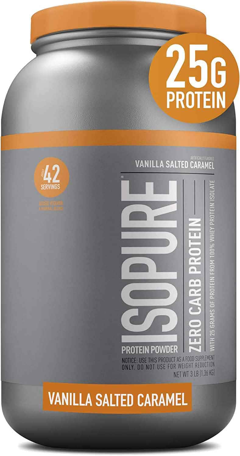 Isopure Zero Carb GF LF Van Salt Caramel 3lb