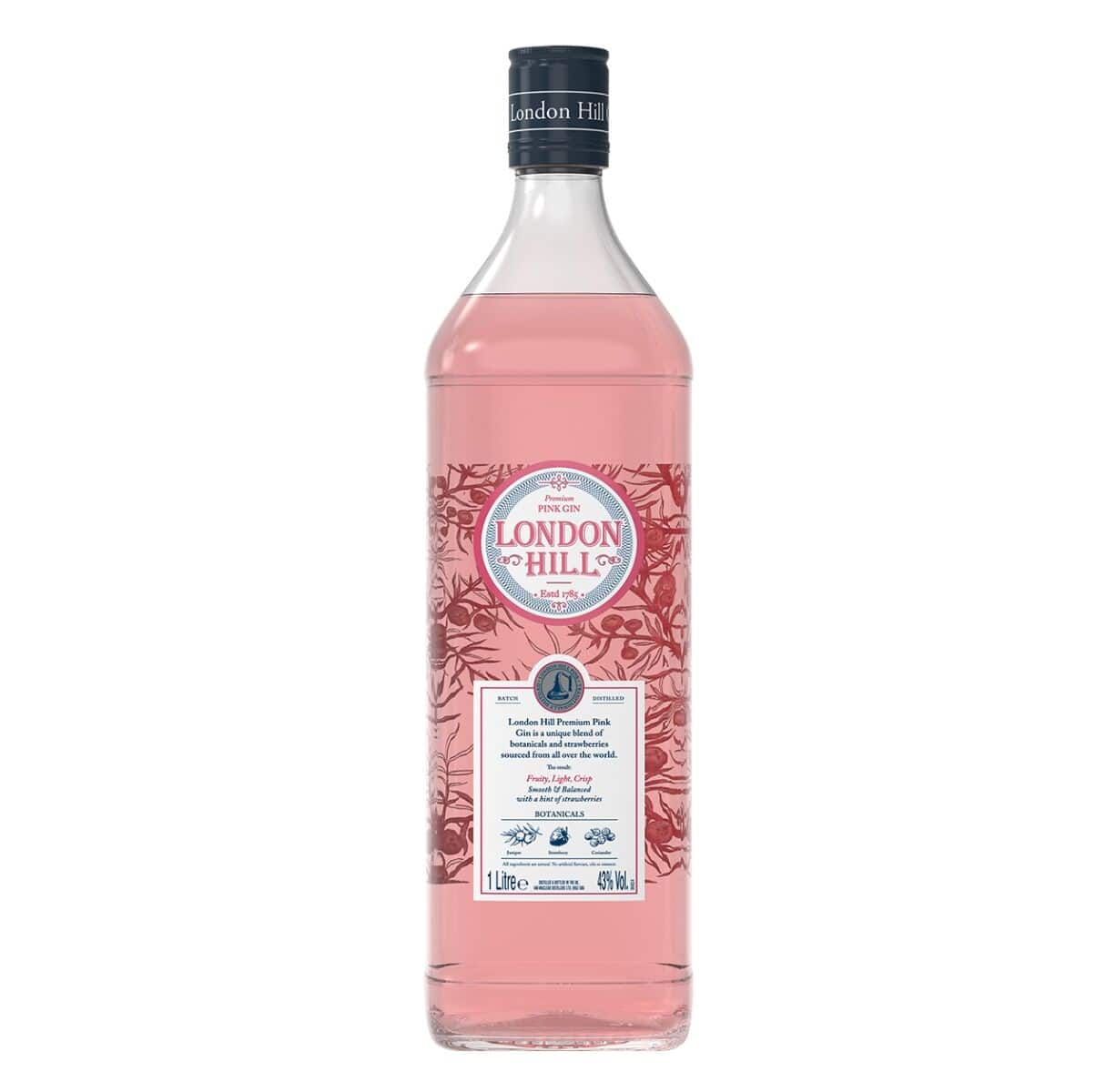 London Hill Pink Gin, 100CL