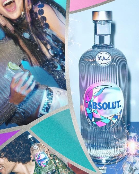 Absolut Mosaik Swedish Vodka, 100CL