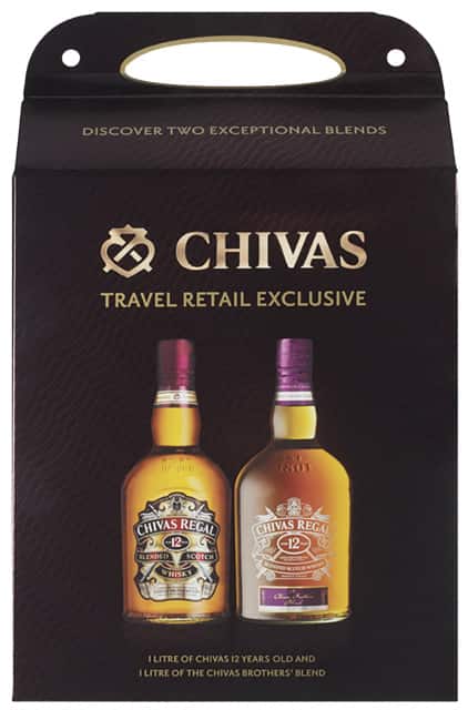 Chivas Regal  12 YO Twin Pack - Chivas 12 YO 100cl and Chivas Brothers' Blend 100cl