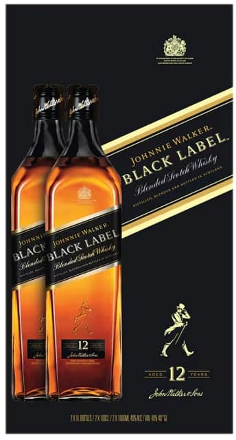 Johnnie Walker Black Label Twin Pack 2x100cl