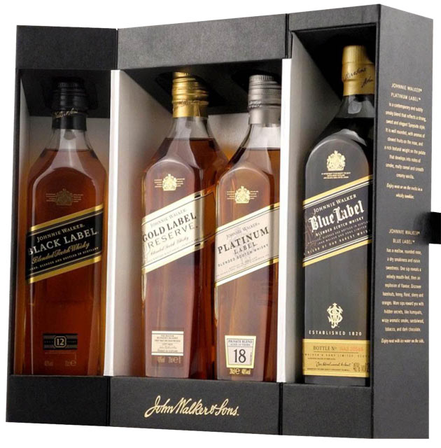 Johnnie Walker Multipack 4x20cl