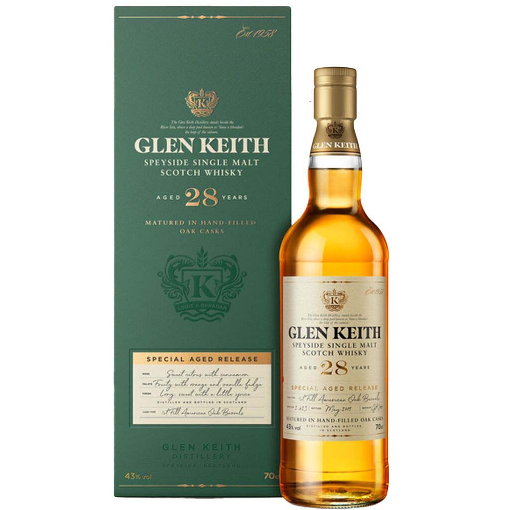Glen Keith 28YO Speyside 70cl