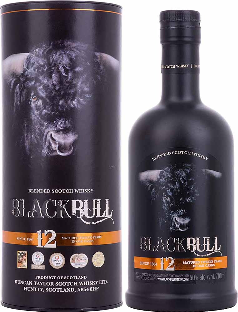 Black Bull 12 YO Blended Whisky 70cl