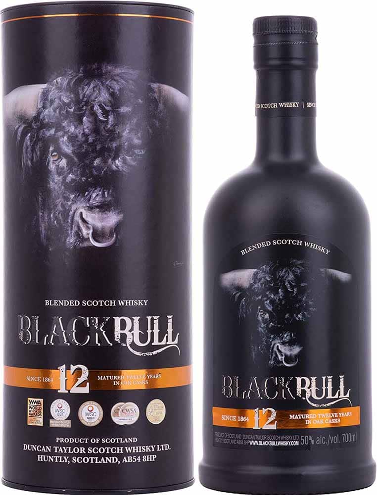 Black Bull 12 YO Blended Whisky 70cl