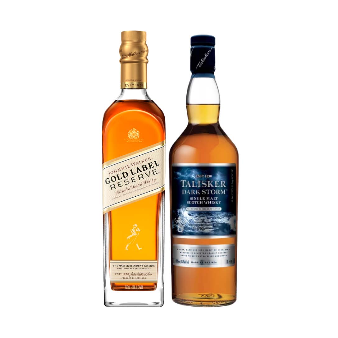 JW Gold Reserve 100Cl & TALISKER DARK STORM 100 CL