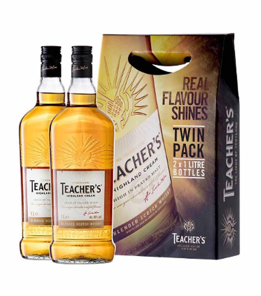 Teacher's Sch Whisky Twin GPK 2x1l 200cl